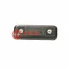Black 250V pass-through switch SCHNEIDER