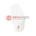 Rocker switch for built-in. 2,5A white WP-40 ELDA