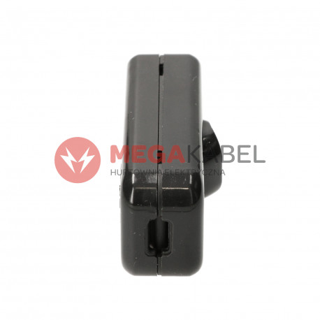 Rocker switch for built-in 6A black WP-20 ELDA