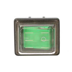 Rocker switch W4.1.8B black green 0/1