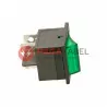 Green 250V TRACON rocker switch