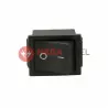 Rocker switch pushbutton black 250V TRACON