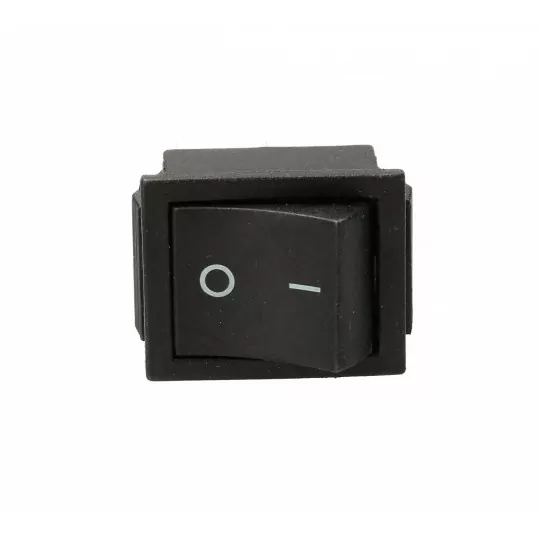 Rocker switch pushbutton black 250V TRACON