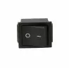 Rocker switch pushbutton black 250V TRACON