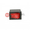 Illuminated red 250V TRACON rocker switch