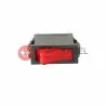Lighted red 250V TRACON rocker switch