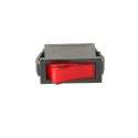 Illuminated red 250V rocker switch TES-21