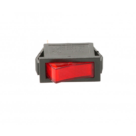 Lighted red 250V TRACON rocker switch