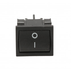 Rocker switch 2 pole black 250V TES-51