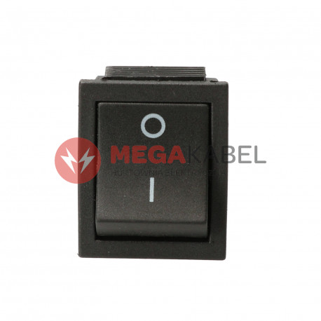 Black 250V AC 16A TES-53 rocker switch