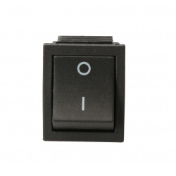 Black 250V AC 16A TES-53 rocker switch