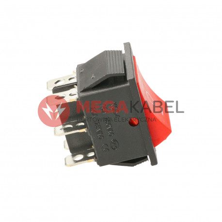 3-position rocker switch 250V AC 16A TES-52