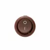 Brown rocker switch 230V ORNO
