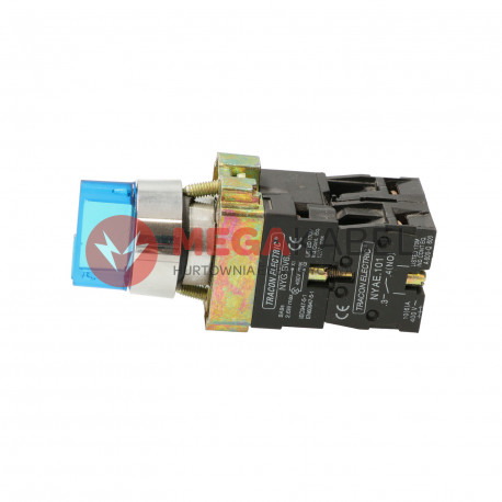 LED blue 3A 400V illuminated switch BK5665K TRACON