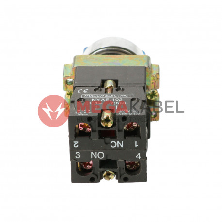 Przełącznik podświetlany LED niebieski 3A 400V BK5665K TRACON