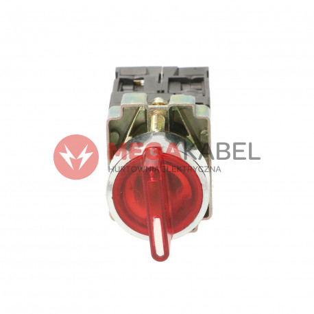 Przełącznik podświetlany LED czerwony 3A/400V BK5465P TRACON