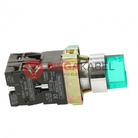 LED illuminated switch green 3A 450V BK5365Z TRACON