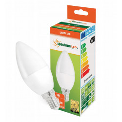 LED bulb E14 candle 1W 230V WW Spectrum
