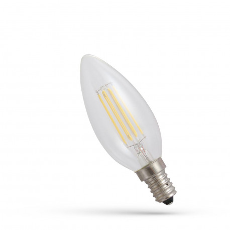 GLS COG LED bulb E14 4W candle warm 3000K