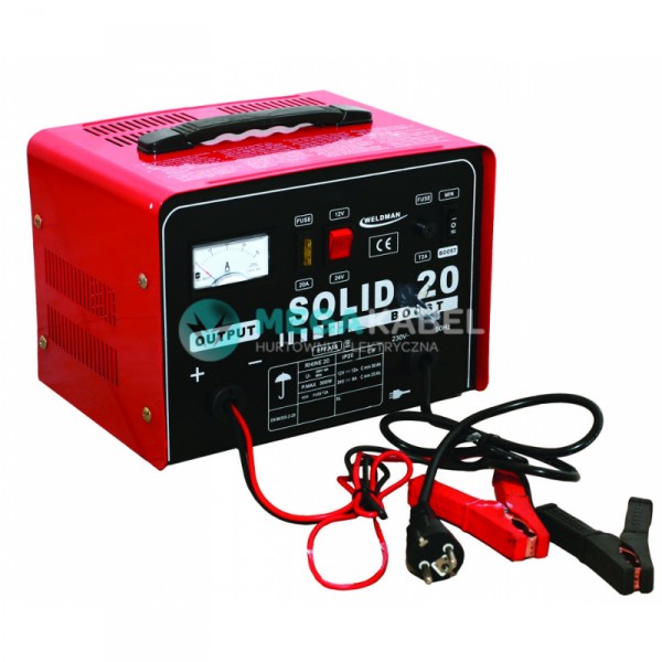 Prostownik Solid 20 Boost 20A 12V WELDMAN