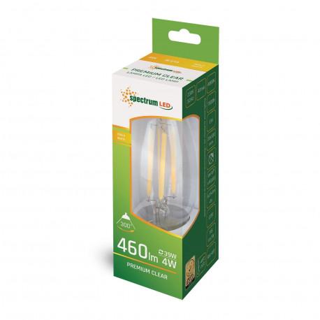LED bulb E14 COG candle 4W 230V neutral NW