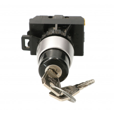 Pushbutton 2 position knob for key 1 return ST22-SAA-10 Spamel