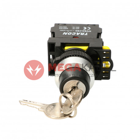 Wyłącznik z kluczem 2-stanowy 1NO 1NC 5A NYK3-K21TRACON