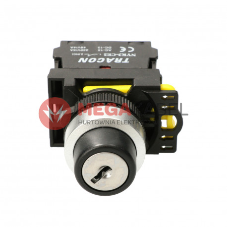 Wyłącznik z kluczem 2-stanowy 1NO 1NC 5A NYK3-K21TRACON