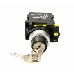 Wyłącznik z kluczem 2-stanowy 1NO 1NC 5A NYK3-K21TRACON