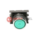 Stable pushbutton covered 1Z green T0-B100FY EMAS