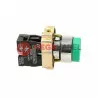 Pushbutton protruding green 230V TRACON