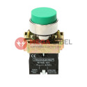 Green projecting pushbutton 1xNO 3A/230V NYGBL31Z TRACON