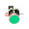 Green short-circuit pushbutton 230V TRACON