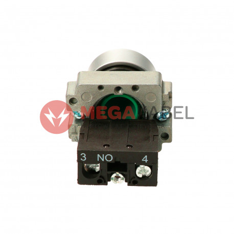 Green NO pushbutton 1xNO 3A/240V NYGBA31Z TRACON