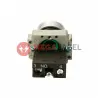 Green short-circuit pushbutton 230V TRACON