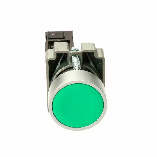 Green short-circuit pushbutton 230V TRACON