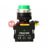 230V TRACON green protruding switch