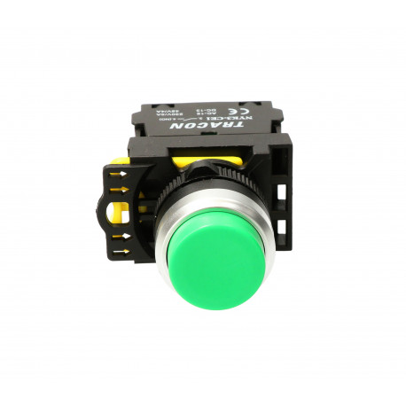 Green protruding switch NYK3-HG 1xNO 5A 230 TRACON