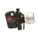 Control pushbutton red 1R ST22-KC-01 Spamel