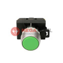 Green control pushbutton 1Z ST22-KZ-10 Spamel