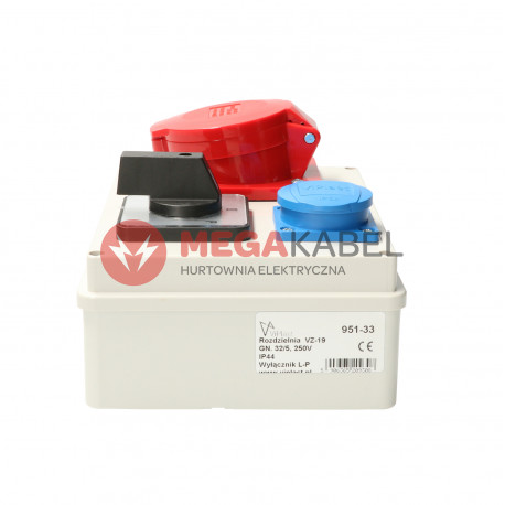 Vi-Box L-P 32-5 1x250V switchgear 951-33 Viplast