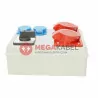 Rozdzielnica budowlana skrzynka zestaw R-BOX  L-P 1x32A/5 1x16A/5 2x230V Viplast