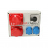 Construction switchgear set R-BOX L-P 2x230V 1x16A/5 1x32A/5 Viplast