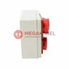 Construction switchgear set R-BOX L-P 2x230V 1x16A/5 1x32A/5 Viplast