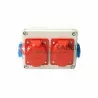 Building distribution box 2x32A/5 2x230V Viplast
