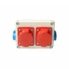Building distribution box 2x32A/5 2x230V Viplast