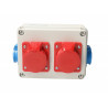 Construction switchgear set 2x16A/5 2x230V Viplast