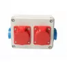 Rozdzielnica budowlana zestaw 2x16A/5 2x230V Viplast