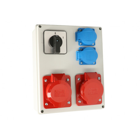 Rozdzielnia VZ-24 0-1 2x16A-5P 2x250V 952-30 Viplast