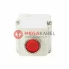 Pushbutton with housing illuminated red TRACON